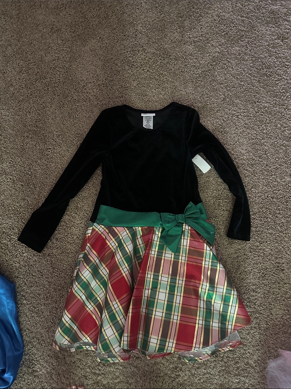 Black Velvet Holiday Dress